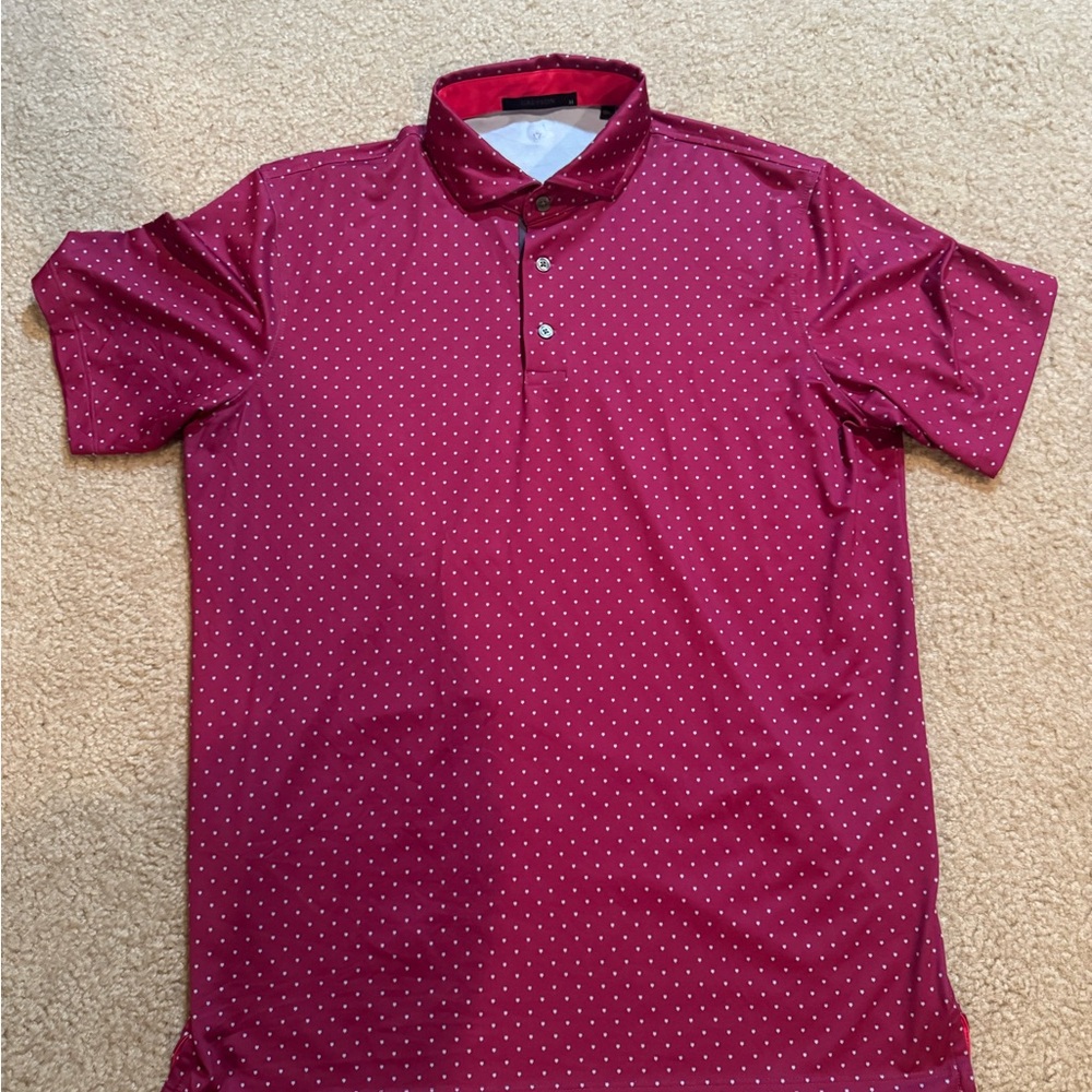 Greyson Burgundy Polka Dot - Medium